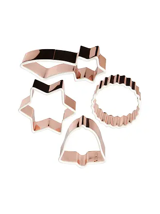 LURCH | Emporte-pièces 4 pièces SKY MINI Cuivre/Silicone |